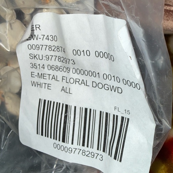 Terrain Botanical Iron Hook Floral Metal Wall Hook - Picture 3 of 5